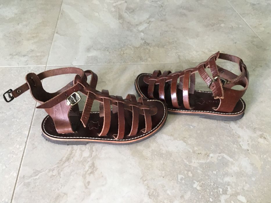 Sandale grecesti din piele