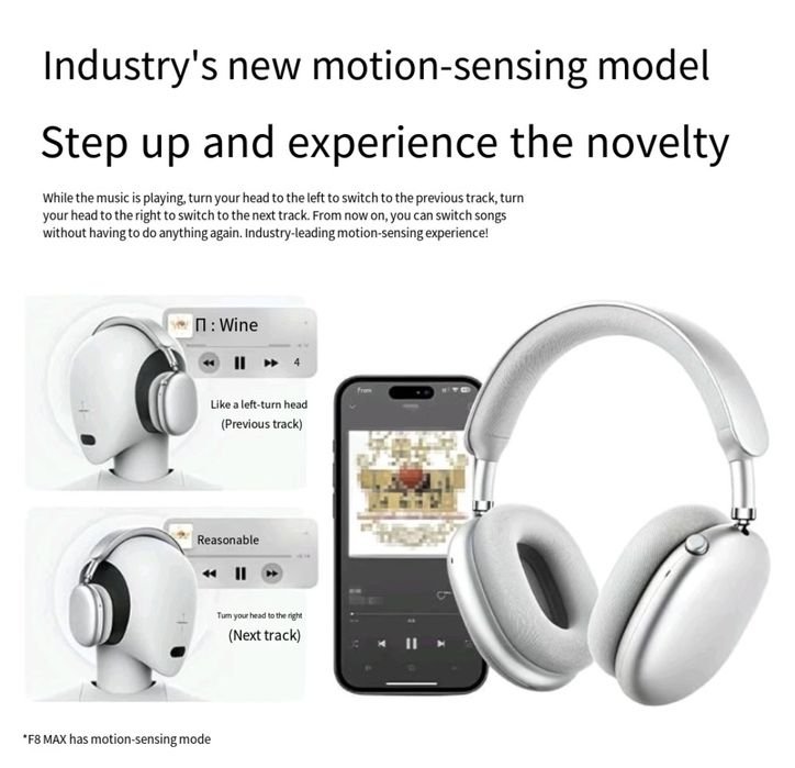 Беспроводные наушники Picun F8 pro 2026 убийца Airpods Max