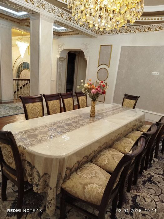 12Kishilik stol stul