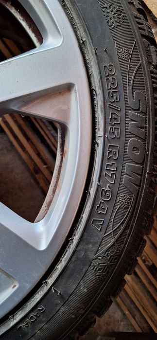 Джанти 17" ,5×112 със зимни гуми