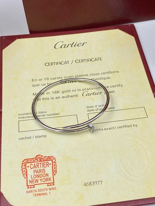 Cartier Cui Small 16 White Gold 750 Diamond