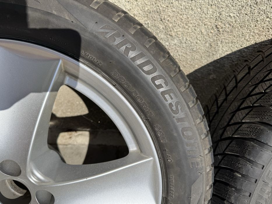 Джанти Dezent със зимни гуми 5x112-17 225/50/17 Bridgestone