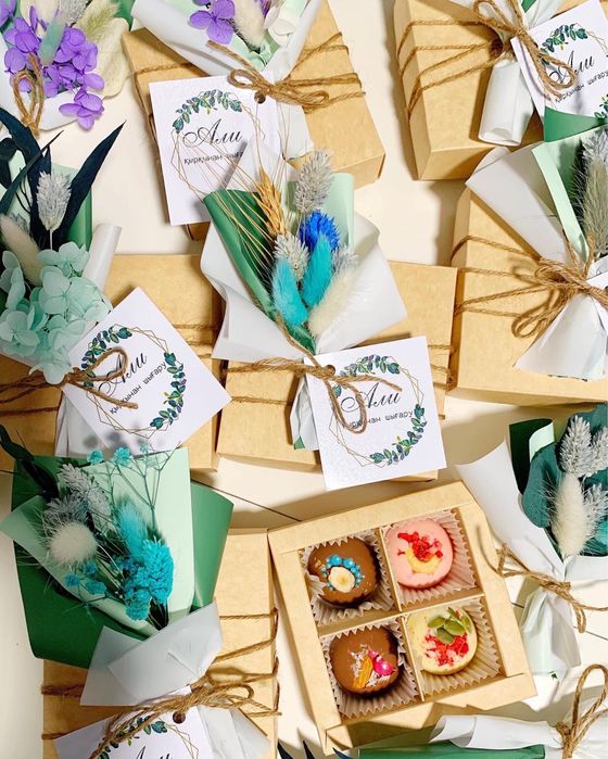 Бонбоньерки /комплименты /тойбастар