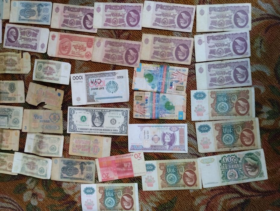 Купюры СССР разные обмен