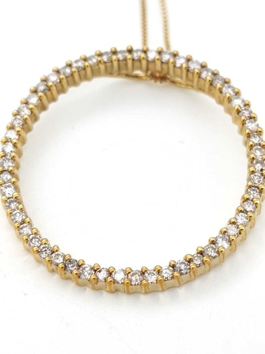 Colier cu diamante Circle of life 1.ct