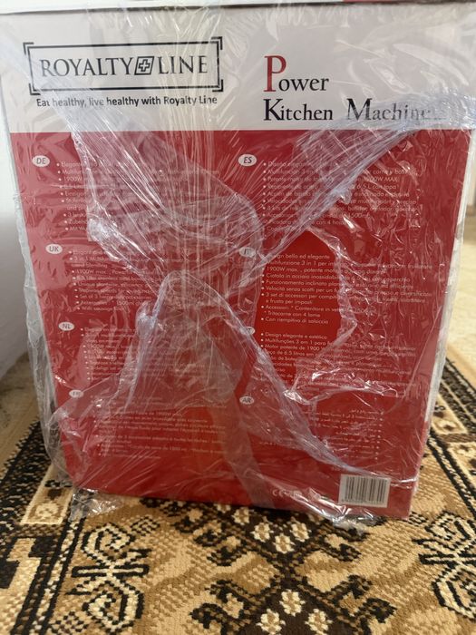 Robot de bucătărie Royalty Line 1900W, 6.5L, 3 în 1 – NOU