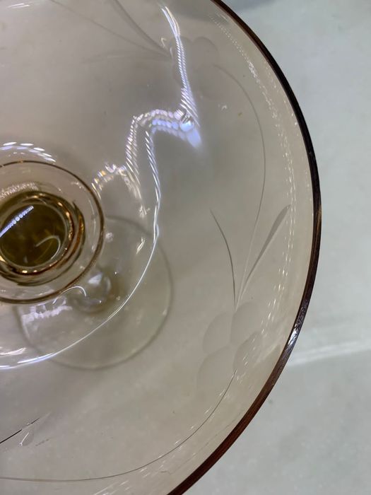 Цветной  хрустальСССР Чехия, гусь хрустальный