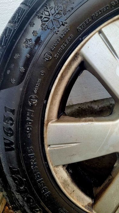 Set 4 Jante Aliaj 195 65 R15 Volkswagen Golf 6 2011 M+S
