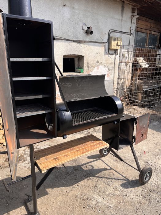 SMOKER Profesional artizanal | BBQ | afumătoarea gratar  | 5  GRATARE