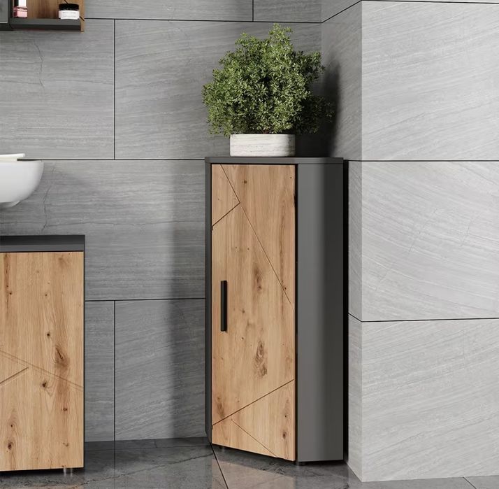 Ъглов висок шкаф 9061