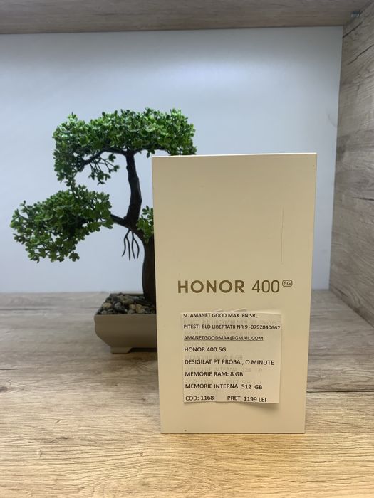 Honor 400 5g desigilat pt proba