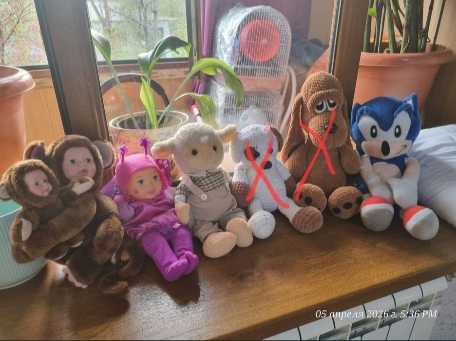 Мягкие игрушки разные