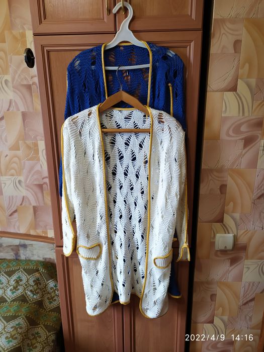 Кардиганы, накидки, туники, курточки