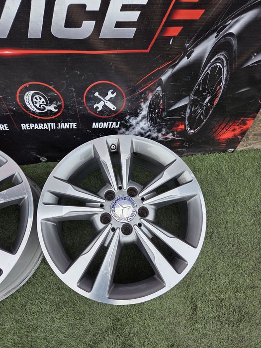 Doua jante Mercedes R 17 5x112, C class, E class