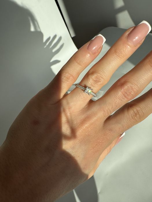 Inel Platina Diamante Teilor Nepurtat cu bon si certificat