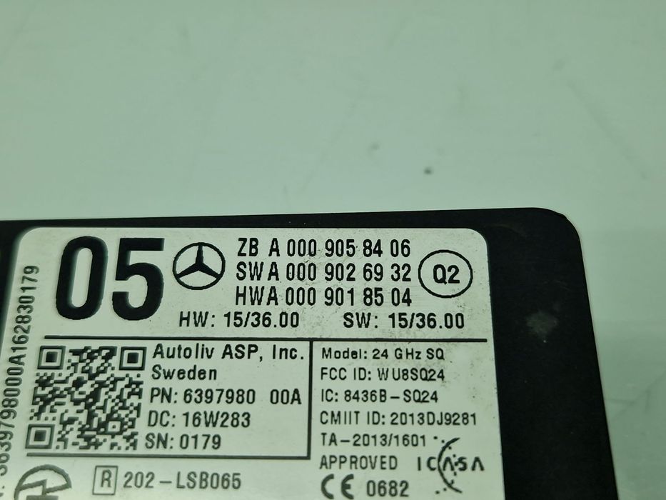 Modul confort Mercedes Clasa GLA (X156) [Fabr 2013-prezent] A00090584