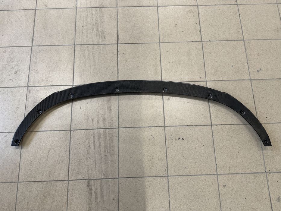 Lip Bara Fata Carbon Real Mercedes W205 C class facelift 2019-2021/ C43 facelift 2019-2021