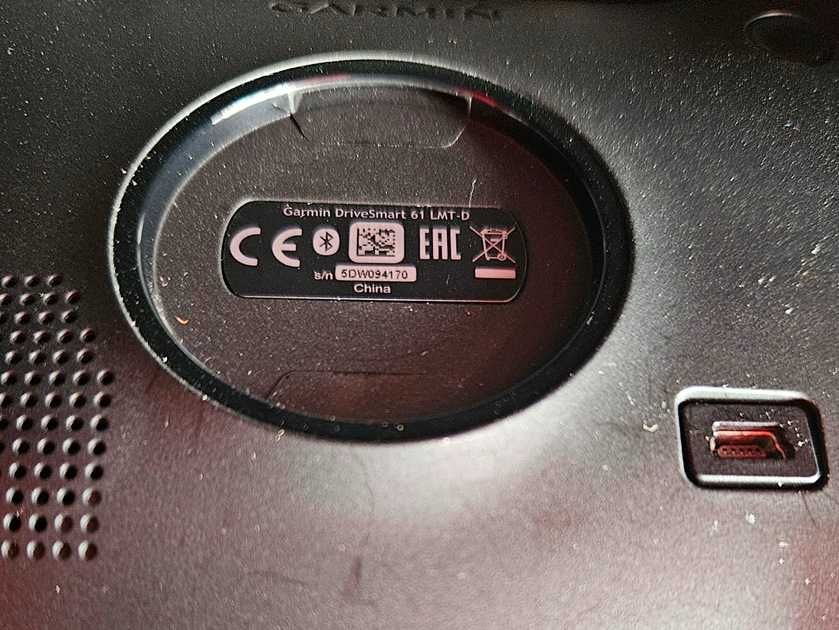 Навигация Garmin DriveSmart 61 LMT-D Renault Megane 3