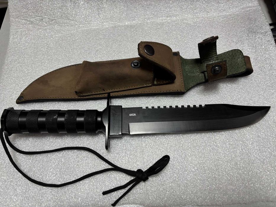 Голям Тактически нож Boker Magnum Survivalist с Кания/естествена кожа/