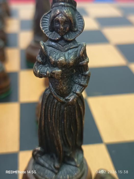 Tablă șah din alamă