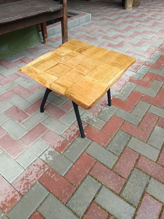 Masa cafea stejar și paltin
