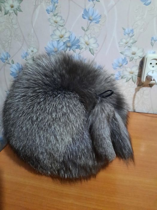 Шапка чернобурка