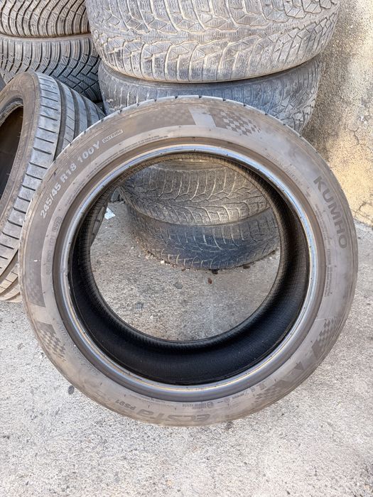 Set 2 anvelope second hand KUMHO ECSTA PS91 245 45 R 18 100Y DOT 3924