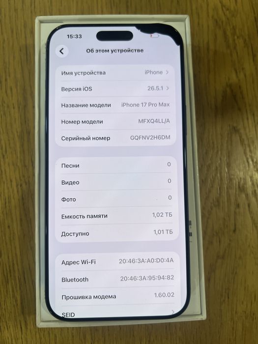 17 про макс 1тб