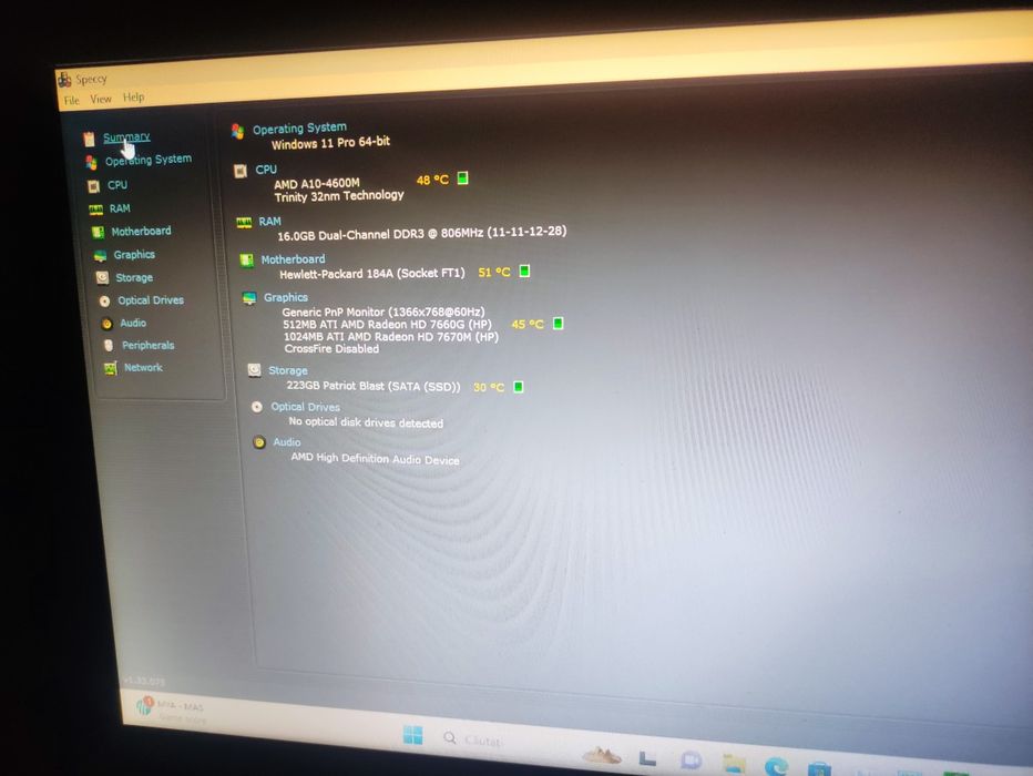 Dezmembrez HP Pavilion g6, 16 GB RAM și 1 TB hdd