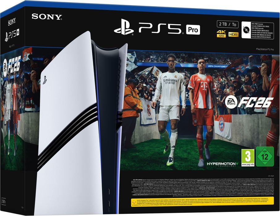 Продавам PS 5 pro/Playstation 5 pro 2 TB + fifa 2026 в гаранция