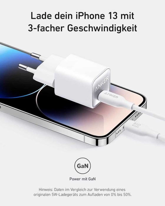 Зарядное устройство Anker Nano3 Type-C 30 Watt! Мощный и компактный!