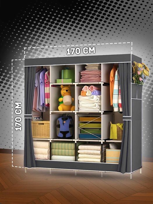 Uy uchun oson yig‘iluvchi kiyim shkaf – ixcham, mustahkam va arzon