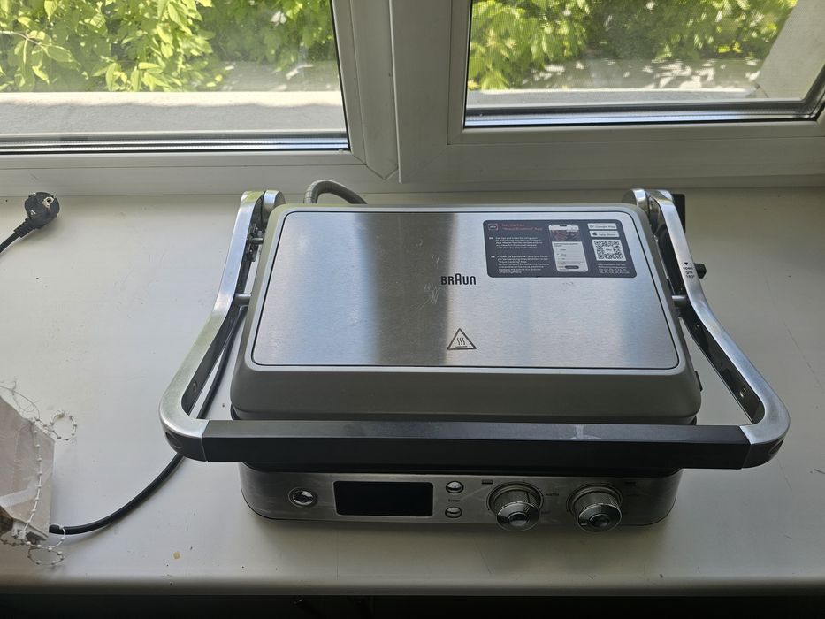 Гриль Braun CG9047 серебристый