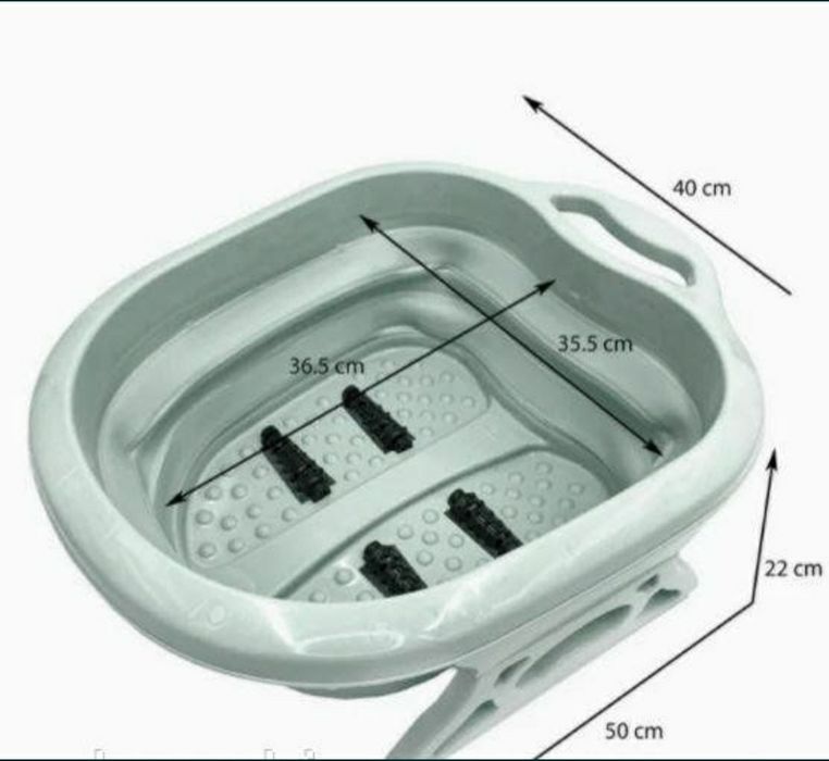 Даставка бесплатная! Складная массажная ванночка для ног.