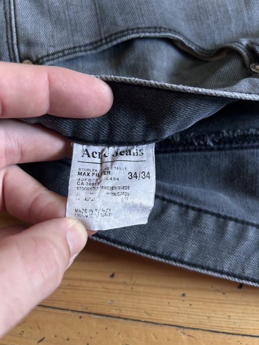 Acne Jeans gray дънки