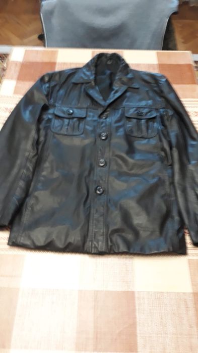 Haină de piele scurtă bărbați