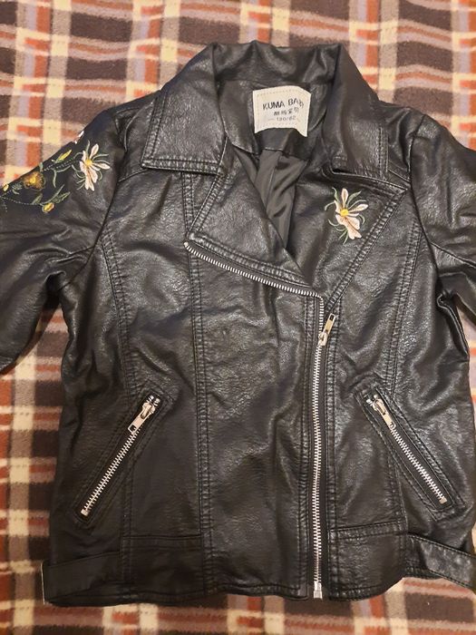 Куртка на девочку эко-кожа