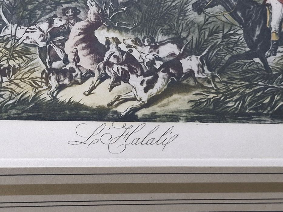 Tablou Gravată Litografie  Carle Vernet