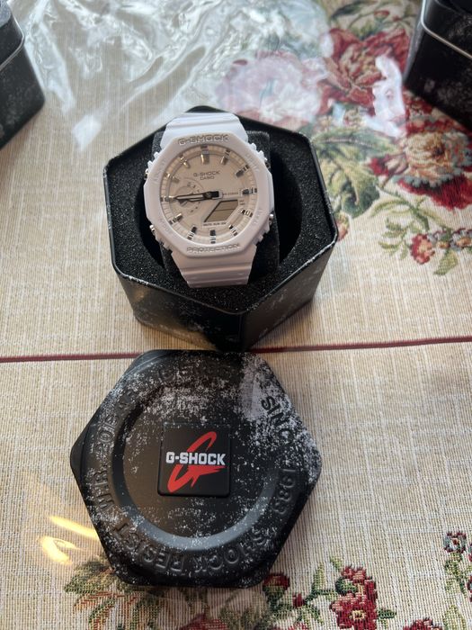 Ceas Casio G-Shock GMA-S2100-7A alb