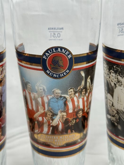 чаши за бира Paulaner x Байерн Мюнхен – комплект 4 бр.