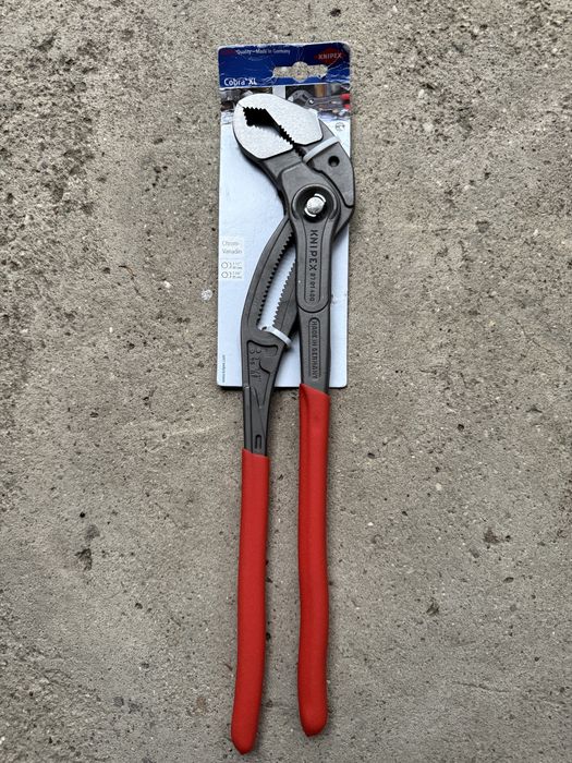 Cleste Papagal Knipex Cobra XL  87 01 400 Nou Chrom Vanadium