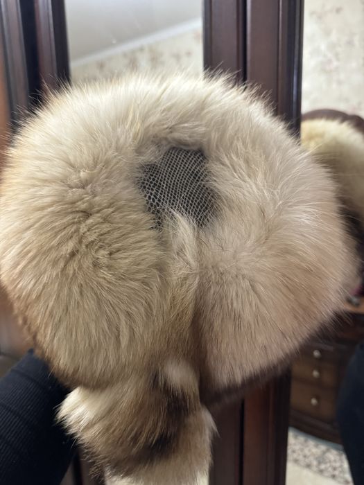 Шапка зимняя. Песец.