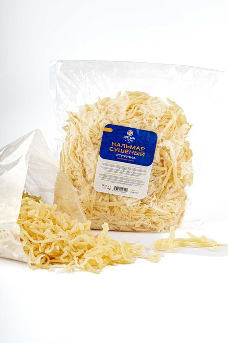 Стружка кальмара солёно-сушёная