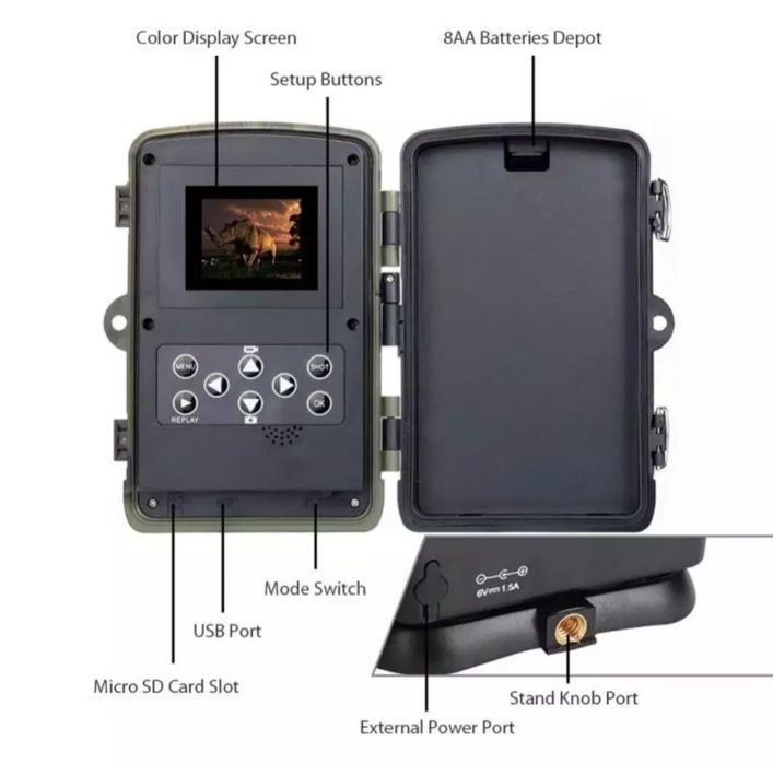 Ловна камера НС-801 М/G  ЗАПИСВА ИЗПРАЩА с ММС/еМаil и през ноща водоу