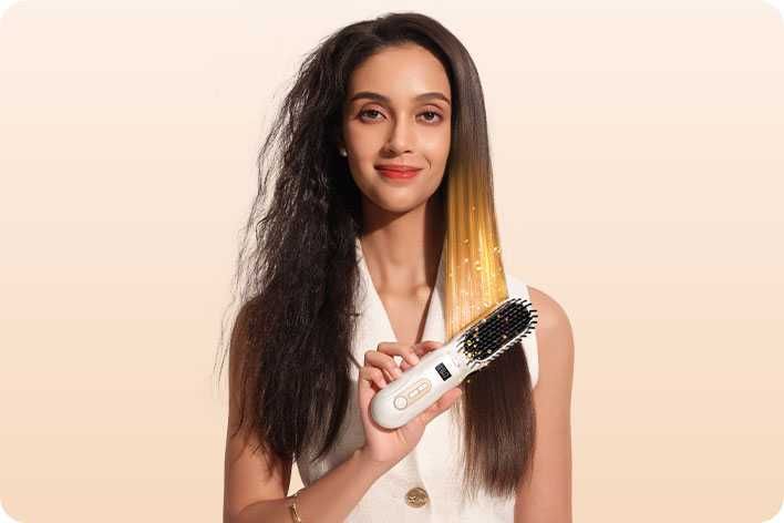 Выпрямитель Dazmol soch uchun Dreame Silky White Gold