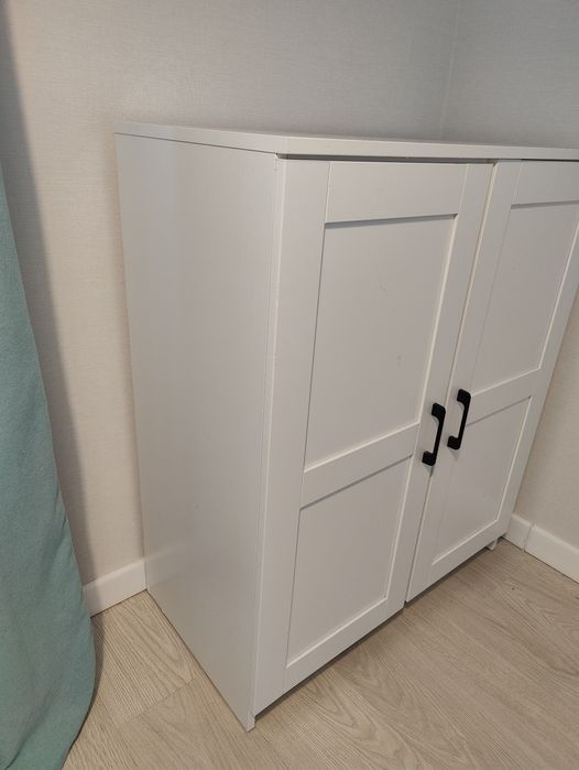 Комод IKEA BRIMNES (БРИМНЭС) белый, 78×95 см