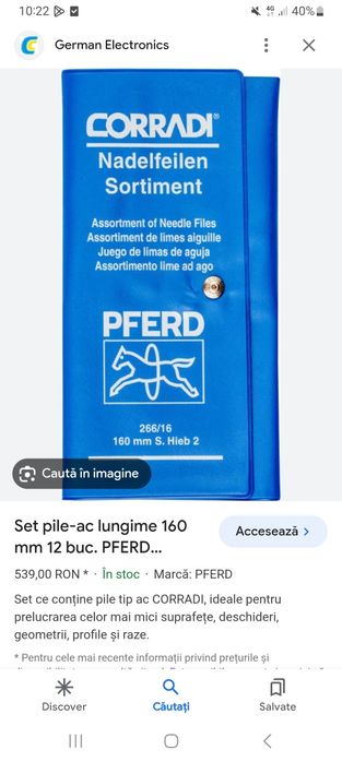 Pferd - Set pile 160mm, H2, 12 bucati [266 Sunt 2 Seturi/16160H2]