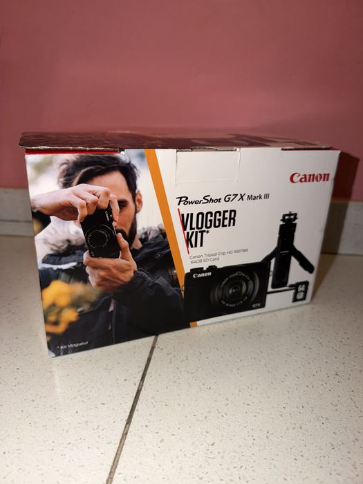 Canon PowerShot G7 X Mark III Vlog Kit + 64GB