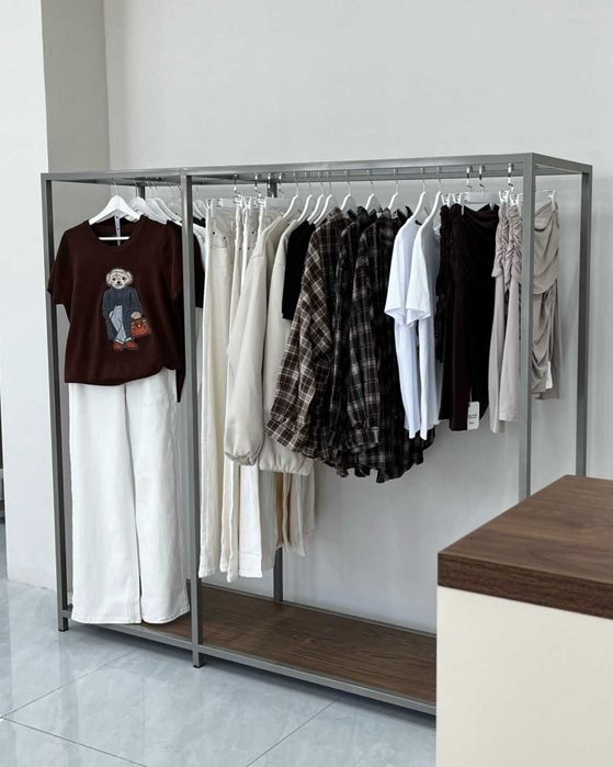 рейл для одежды торговый рейл