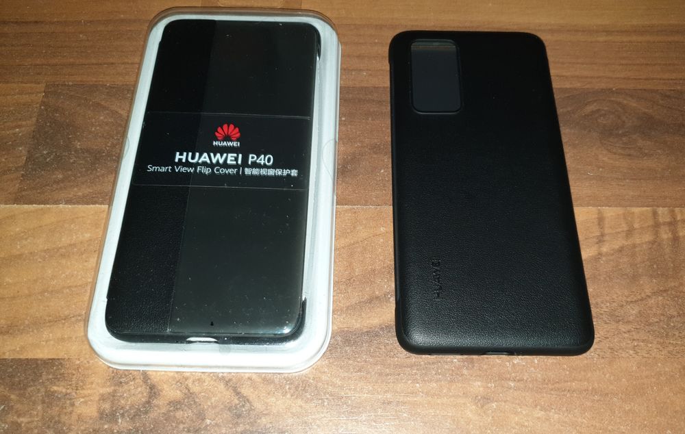 Husa flip smart activa originala Huawei P40 Smart View Flip Cover P40